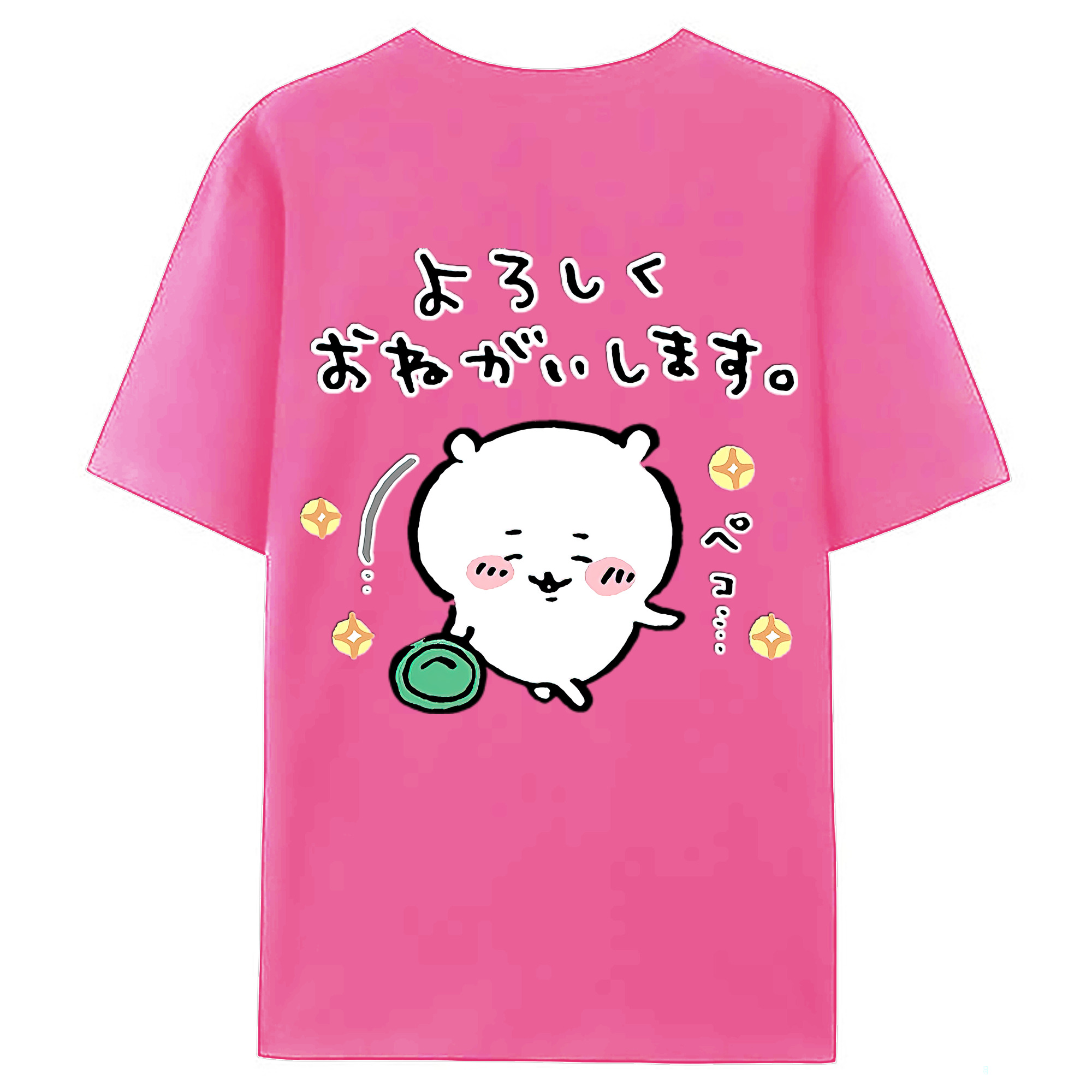 （画像用） ちいかわ ちいかわ Chii-kawa chiikawa レディース半袖Tシャツ(バックプリント)